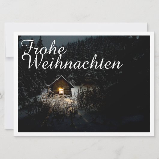 Weihnachtsgrüße mit Hexenhaus (Voorkant)