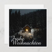 Weihnachtsgrüße mit Hexenhaus (Voorkant / Achterkant)