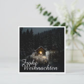 Weihnachtsgrüße mit Hexenhaus (Staand voorkant)