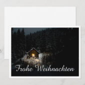 Weihnachtsgrüße mit Hexenhaus (Voorkant / Achterkant)
