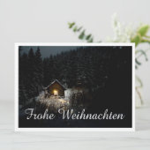 Weihnachtsgrüße mit Hexenhaus (Staand voorkant)