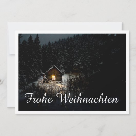 Weihnachtsgrüße mit Hexenhaus (Voorkant)