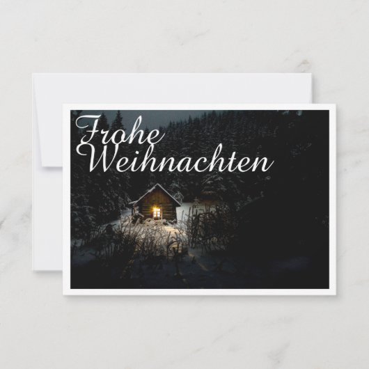 Weihnachtsgrüße mit Hexenhaus (Voorkant)