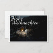 Weihnachtsgrüße mit Hexenhaus (Voorkant / Achterkant)