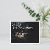 Weihnachtsgrüße mit Hexenhaus (Staand voorkant)