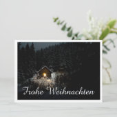 Weihnachtsgrüße mit Hexenhaus (Staand voorkant)