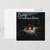 Weihnachtsgrüße mit Hexenhaus (Voorkant / Achterkant)