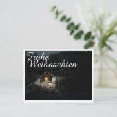 Weihnachtsgrüße mit Hexenhaus Briefkaart (Staand voorkant)