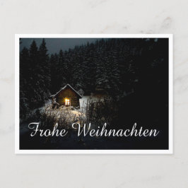 Weihnachtsgrüße mit Hexenhaus Briefkaart
