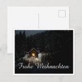Weihnachtsgrüße mit Hexenhaus Briefkaart (Voorkant / Achterkant)