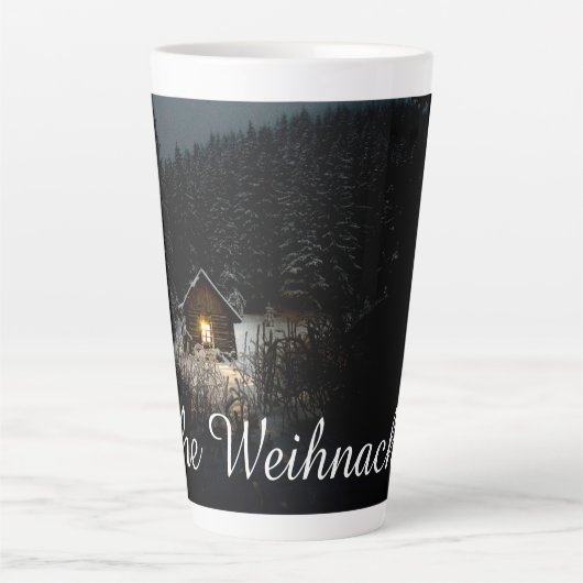 Weihnachtsgrüße mit Hexenhaus Latte Mok (Voorkant)