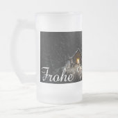 Weihnachtsgrüße mit Hexenhaus Matglas Bierpul (Links)