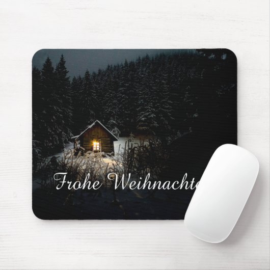 Weihnachtsgrüße mit Hexenhaus Muismat (Met muis)