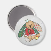Weihnachtshase Magneet (Voorkant / Achterkant)