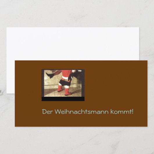 Weihnachtskarte (Voorkant / Achterkant)