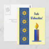 Weihnachtskarte Briefkaart (Voorkant / Achterkant)