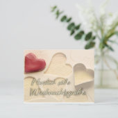 Weihnachtskarte Herzlich suesse Weihnachtsgruesse Briefkaart (Staand voorkant)