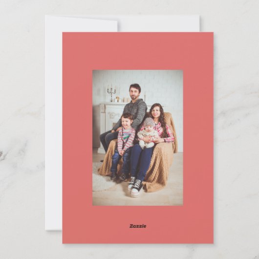 Weihnachtskarte mit deinen eigenen Fotos - Vorlage Feestdagenkaart (Achterkant)