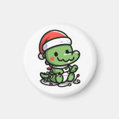 Weihnachtskrokodil Magneet (Voorkant)