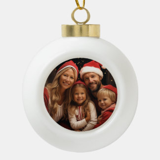 Weihnachtskugel mit Foto Keramische Bal Ornament