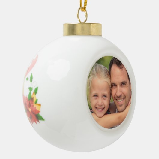 Weihnachtskugeln bedrucken keramische bal ornament (Links)