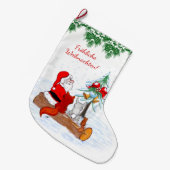 Weihnachtsmann Kaninchen Fox Eichhörnchen, Deutsch Grote Kerstsok (Voorkant (Hangend))