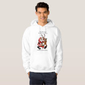 Weihnachtsmann mit Elch Hoodie (Voorkant volledig)