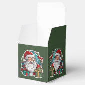 Weihnachtsmann mit Geschenken -  Bedankdoosjes (Geopend)