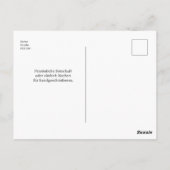 Weihnachtsmann mit Geschenken -  Briefkaart (Achterkant)