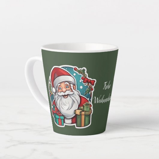 Weihnachtsmann mit Geschenken  - Latte Mok (Linkerhoek)