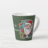 Weihnachtsmann mit Geschenken - Latte Mok (Rechterhoek)