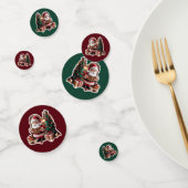 Weihnachtsmann mit Tannenbaum in 3D -  Confetti (Groep)