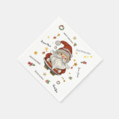 Weihnachtsmann mit Wihnachtsgrüßen Servet (Hoek)