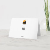 Weihnachtsmotiv mit Früchten... Feestdagen Kaart (Achterkant)