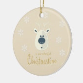 Weihnachtsmotiv No. 4 Keramisch Ornament (Links)