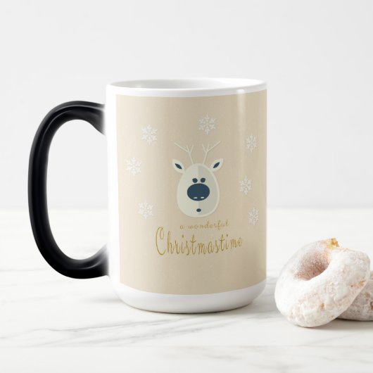 Weihnachtsmotiv No. 4 Magische Mok (Met donut)