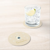 Weihnachtsmotiv No. 4 Ronde Kartonnen Onderzetter (Insitu)