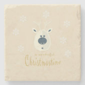 Weihnachtsmotiv No. 4 Stenen Onderzetter (Voorkant)