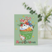 Weihnachtsmuffin briefkaart (Staand voorkant)