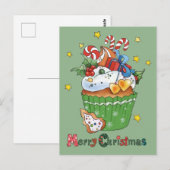 Weihnachtsmuffin briefkaart (Voorkant / Achterkant)