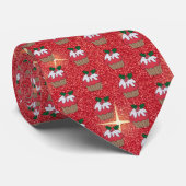 Weihnachtsmuffin Krawatte Stropdas (Opgerold)