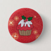 Weihnachtsmuffin Ronde Button 5,7 Cm (Voorkant)