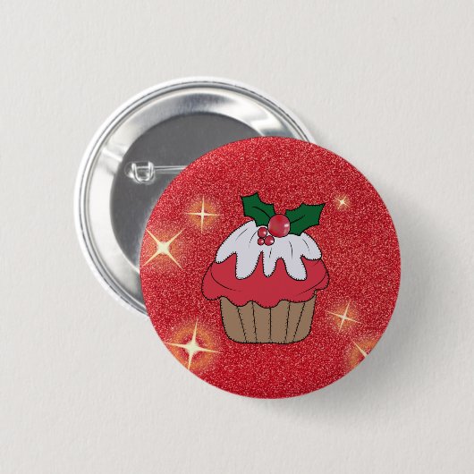 Weihnachtsmuffin Ronde Button 5,7 Cm (Voorkant /achterkant)