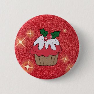 Weihnachtsmuffin Ronde Button 5,7 Cm