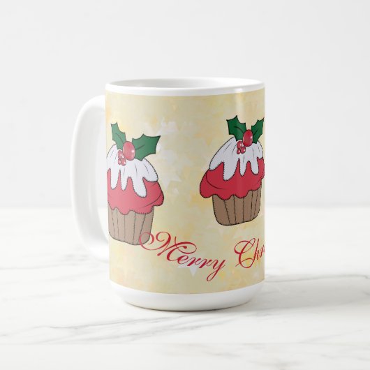 Weihnachtsmuffin serviette koffiemok (Voorkant links)