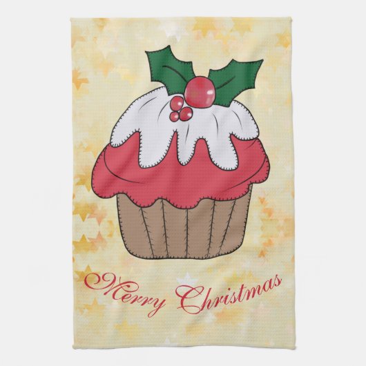 Weihnachtsmuffin Theedoek (Verticaal)