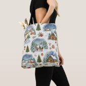 Weihnachtsmuster Schultertasche Tote Bag (Dichtbij)