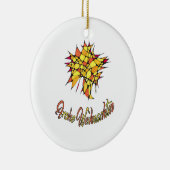 Weihnachtsornament Heitere Gelassenheit Keramisch Ornament (Rechts)