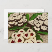 Weihnachtsplätzchen 2 briefkaart (Voorkant / Achterkant)