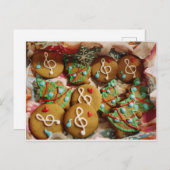 Weihnachtsplätzchen Briefkaart (Voorkant / Achterkant)